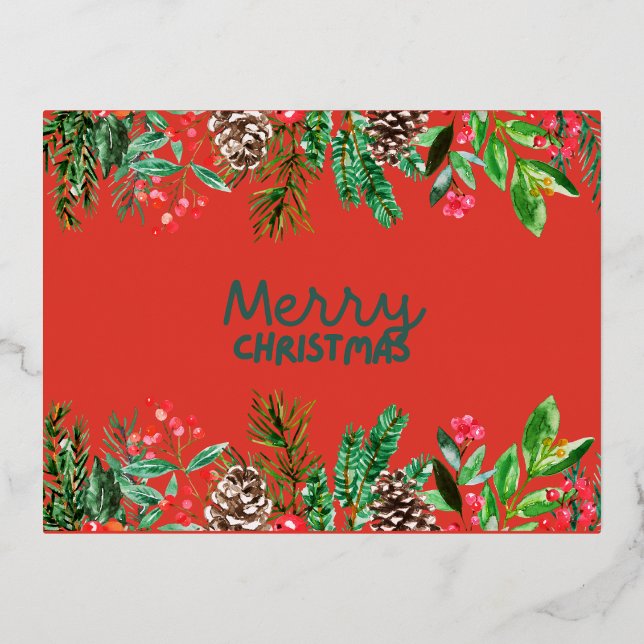 Festive Cheer Awaits: Christmas Postcard (Front)