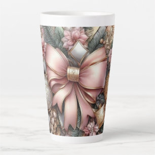 Festive Cheer in Soft Hues Latte Mug