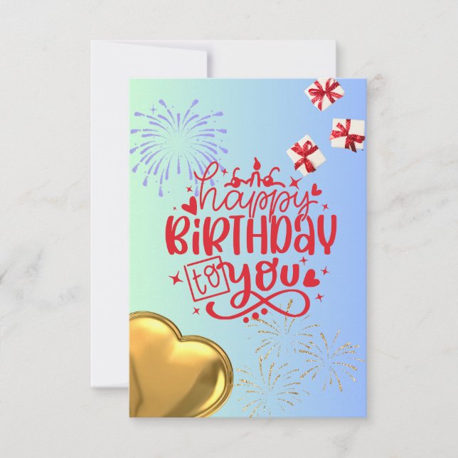 Festive Cheers Thank You Card (Front)