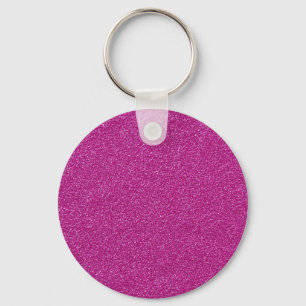 Festive Chic Pink Glitter Background Romantic Key Ring