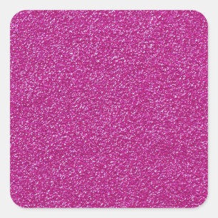 Festive Chic Pink Glitter Background Romantic Square Sticker