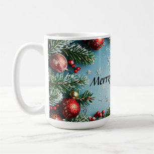 Festive Christmas Arrangement Coffee Mug