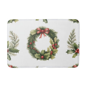Festive Christmas Bath Mat – Holiday BathroomDecor