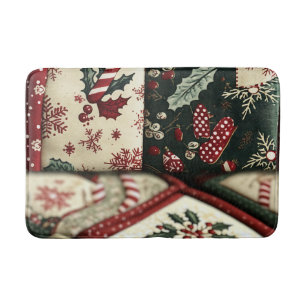 Festive Christmas Bath Mat – Holiday BathroomDecor