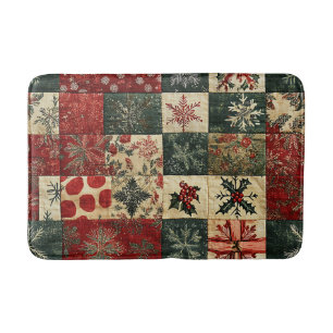 Festive Christmas Bath Mat – Holiday BathroomDecor
