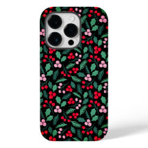 Festive Christmas Berry Delight seamless pattern