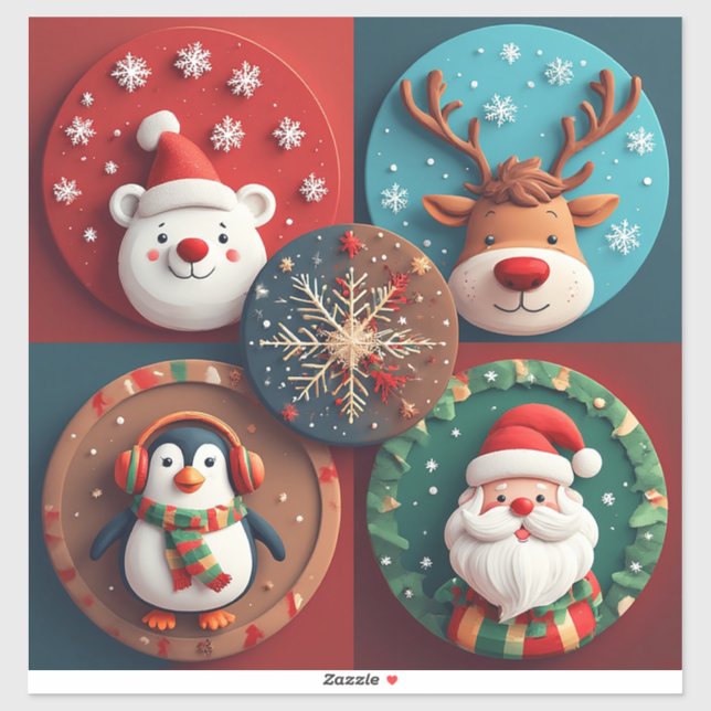 Festive Christmas Characters Collection (Sheet)