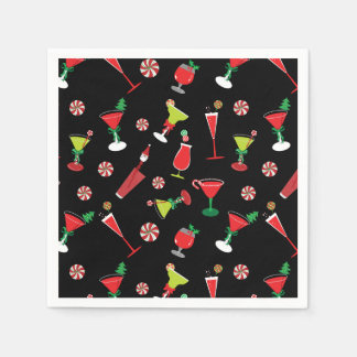 Festive Christmas Cocktails Napkin