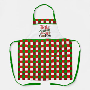 Festive Christmas cookie baking Season Apron