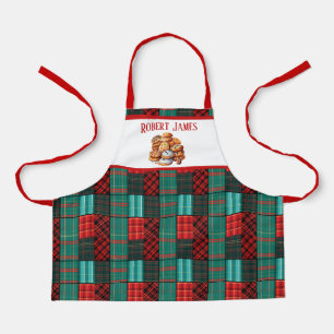 Festive Christmas cookie kids Apron