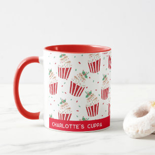 Festive Christmas Cupcake Mug