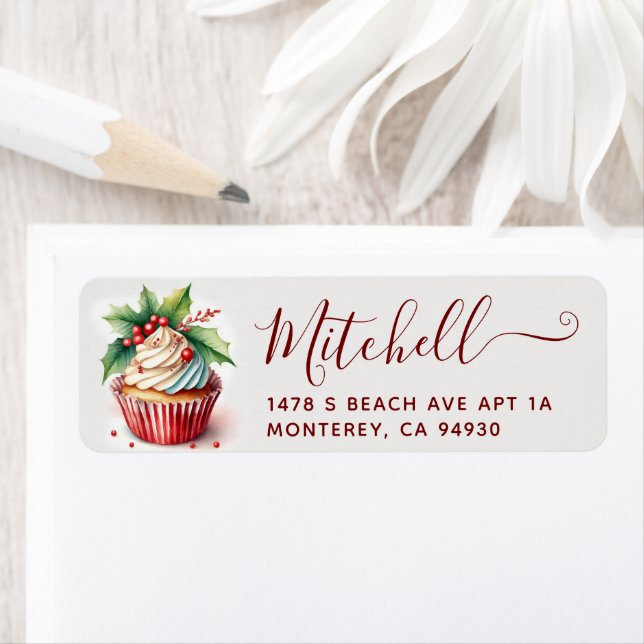 Festive Christmas Cupcake Script Address  (Insitu)