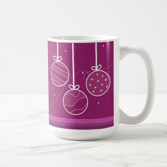 Festive Christmas Decorations Coffee Mug (Right)