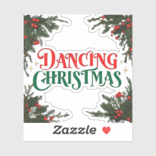 Festive Christmas Design - Dancing Christmas Cheer