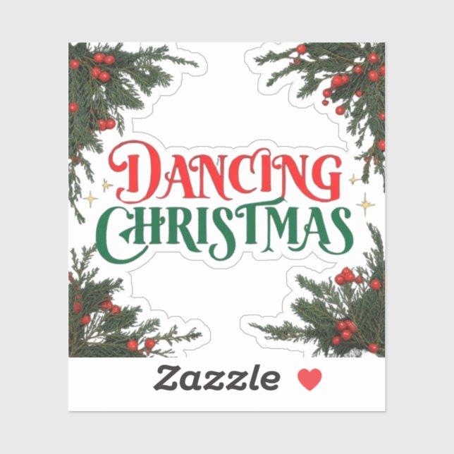 Festive Christmas Design - Dancing Christmas Cheer (Sheet)