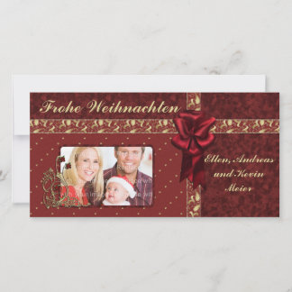 Festive Christmas Design Holiday Card