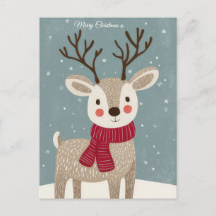 Festive Christmas Garland Greeting Card
