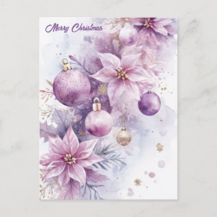 Festive Christmas Garland Greeting Card