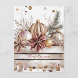 Festive Christmas Garland Greeting Card
