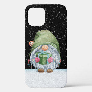 Festive Christmas gnome Holiday iPhone 12 Case