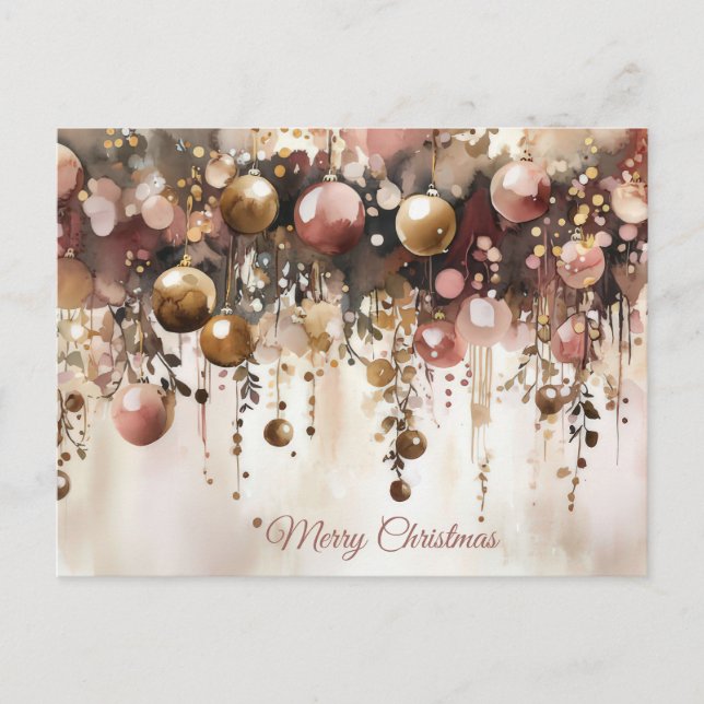 Festive Christmas Greeting Card (Front)