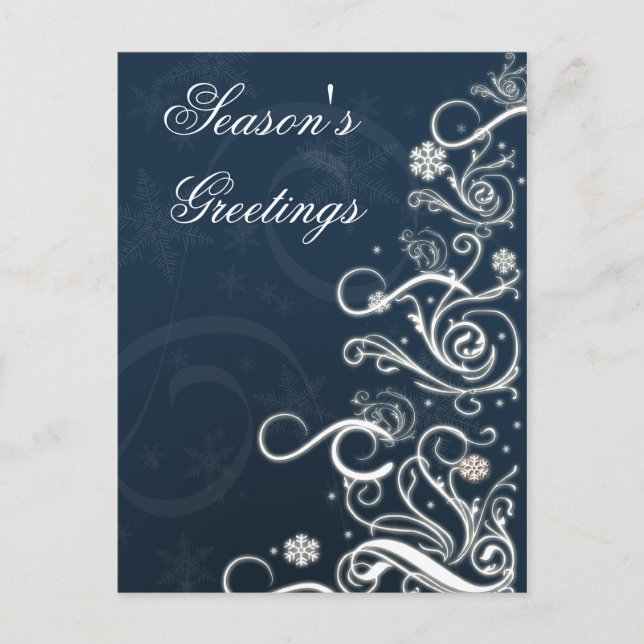festive Christmas Greeting PostCards (Front)