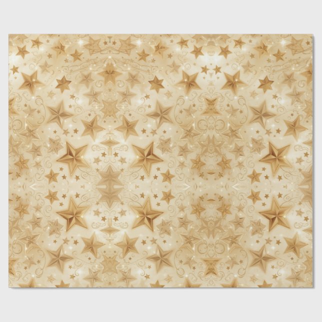 Festive Christmas Holiday Gift Wrap (Flat)