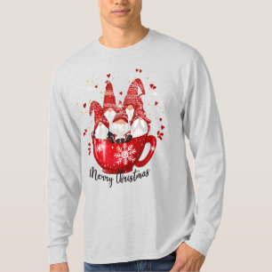 Festive Christmas Holiday gnome T-Shirt