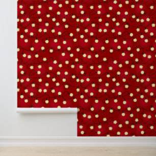 Festive Christmas Holiday tiled lights Wallpaper