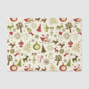 Festive Christmas Holiday Tissue Paper