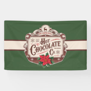 Festive Christmas hot chocolate bar vendors Banner