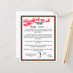 Festive Christmas letter from Santa