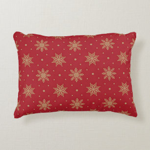 Festive Christmas Lumbar Pillow – Cheerful Holiday