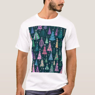 Festive Christmas New Year Pattern T-Shirt