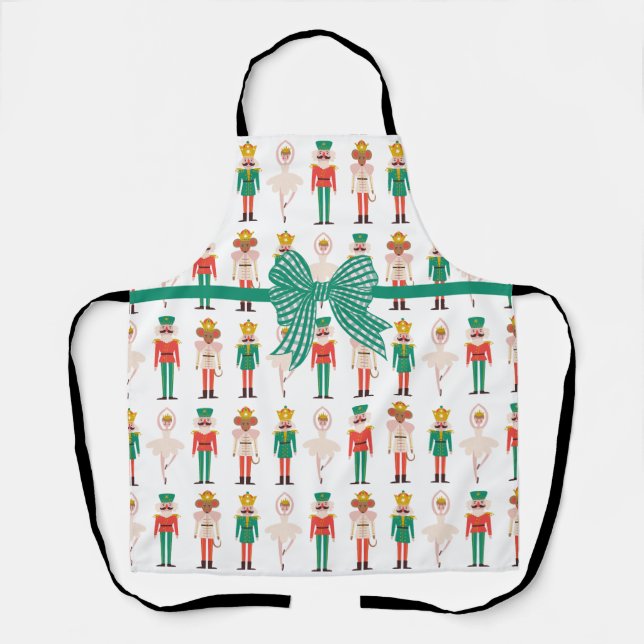 Festive Christmas Nutcracker Ballerina  Apron (Front)