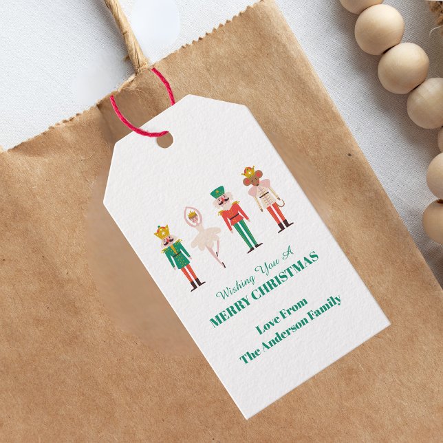 Festive Christmas Nutcracker Ballerina  Gift Tags (Creator Uploaded)