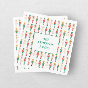 Festive Christmas Nutcracker Ballerina Napkin