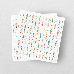 Festive Christmas Nutcracker Ballerina Napkin
