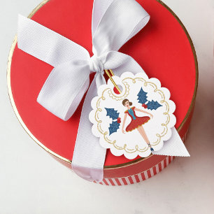 Festive Christmas Nutcracker Ballet Dancer To From Favour Tags