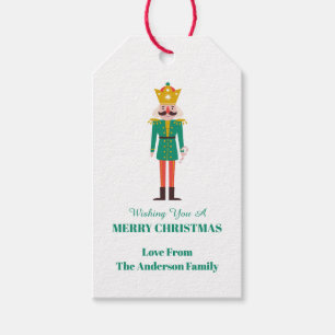 Festive Christmas Nutcracker Christmas Gift Tags
