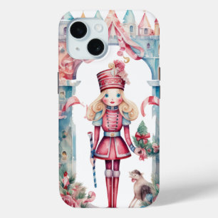 Festive Christmas nutcracker Holiday  iPhone 15 Case