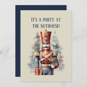 Festive Christmas nutcracker party Invitation