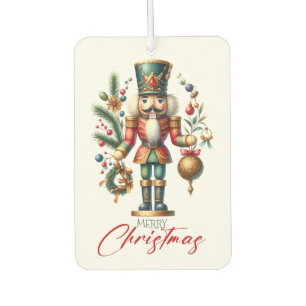Festive Christmas Nutcrackers  Car Air Freshener