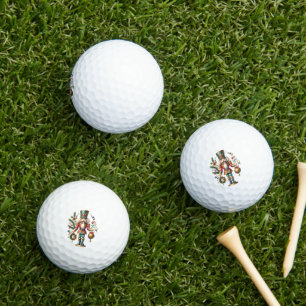 Festive Christmas Nutcrackers  Golf Balls