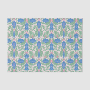 Festive Christmas Ornaments Pattern Tissue Paper