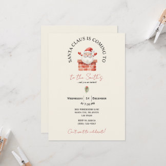 Festive Christmas Party Invitation