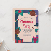 Festive Christmas Party Invitation