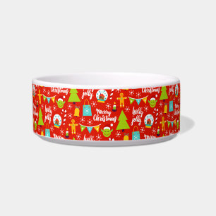 Festive Christmas Pattern Bowl