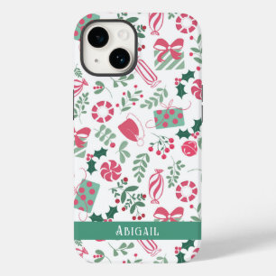Festive Christmas Pattern Case-Mate iPhone 14 Case
