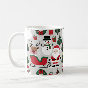 Festive Christmas Pattern Collection Coffee Mug